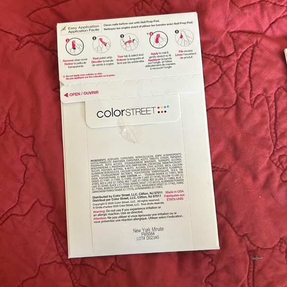 Unopened fun nail polish strips- set of 3 - Picture 6 of 7